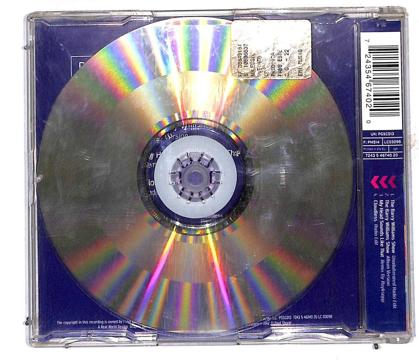 EBOND Peter Gabriel - The Barry Williams Show CD CD106144