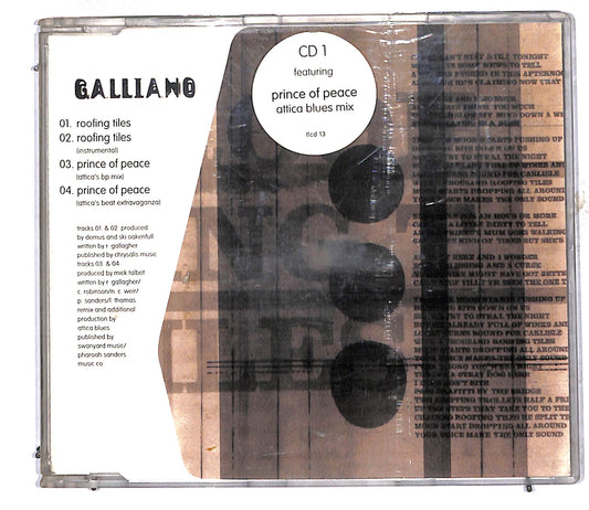 EBOND Galliano - Roofing Tiles CD CD106146