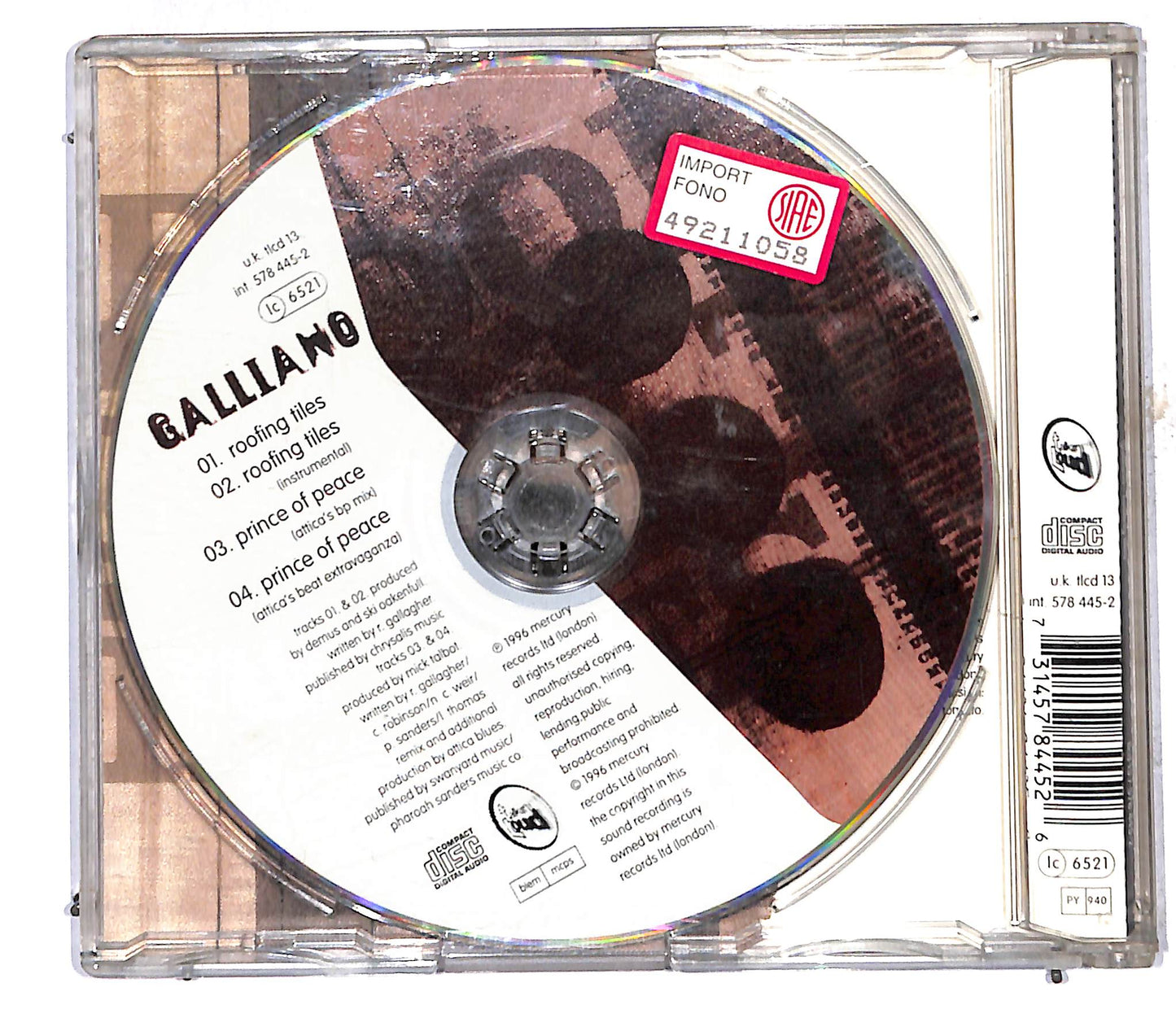 EBOND Galliano - Roofing Tiles CD CD106146