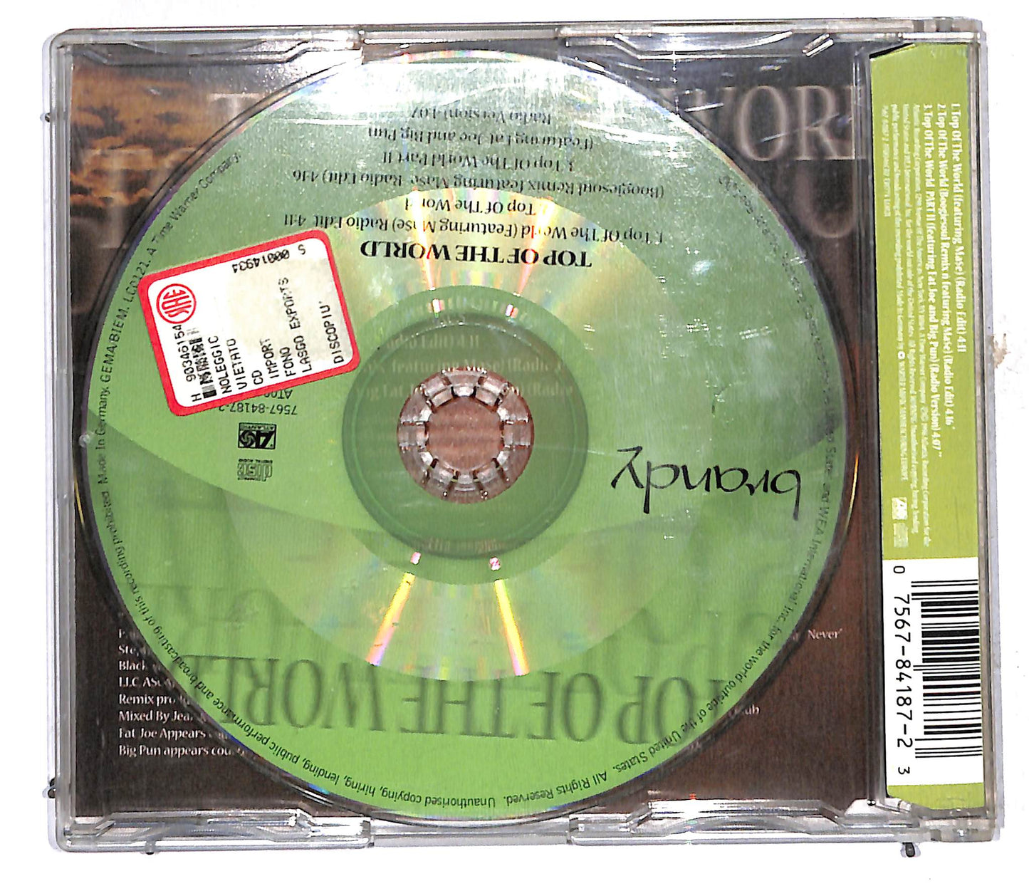 EBOND Brandy - Top Of The World CD CD106158