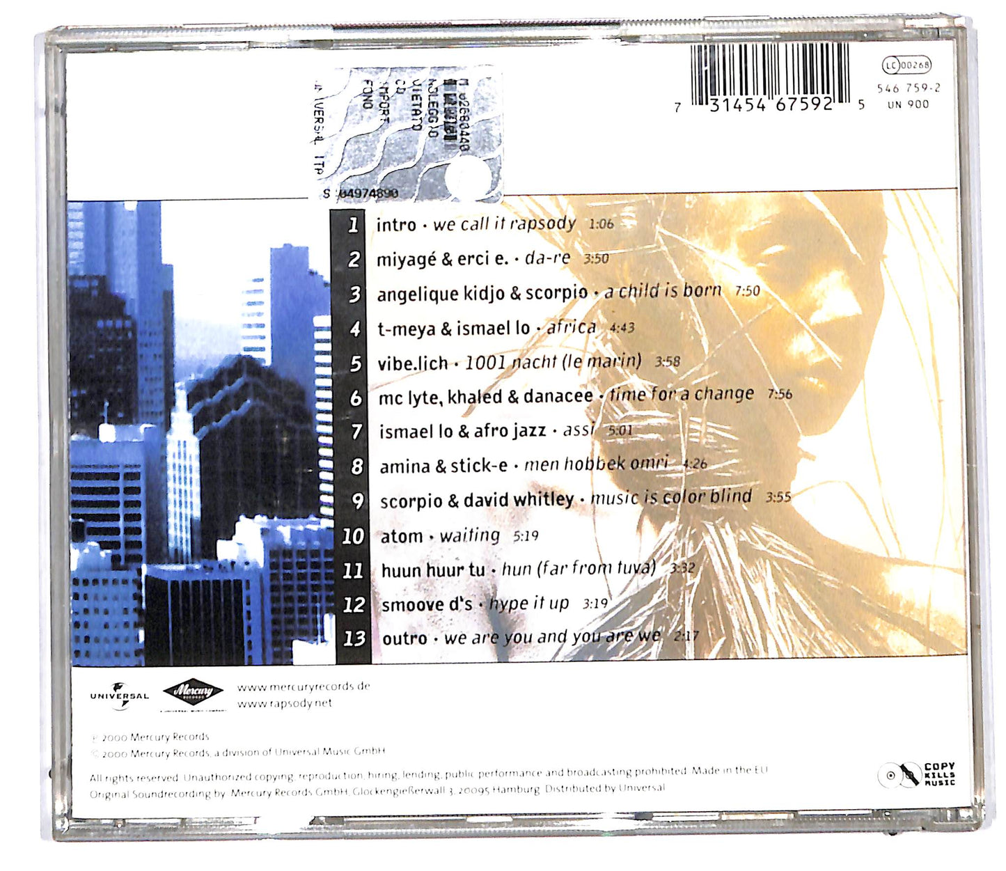 EBOND Rapsody - Hip Hop Meets World CD CD106214