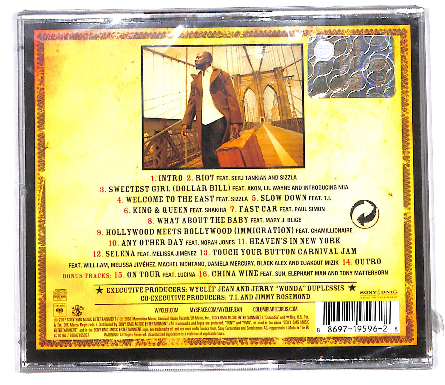 EBOND Wyclef Jean - Carnival Vol. II Memoirs Of An Immigrant CD CD106232