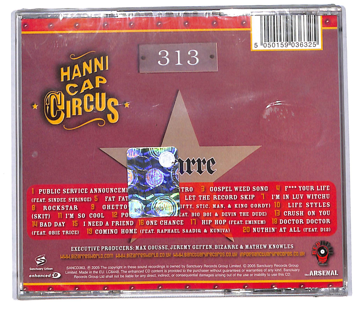 EBOND Bizarre - Hannicap Circus CD CD106256