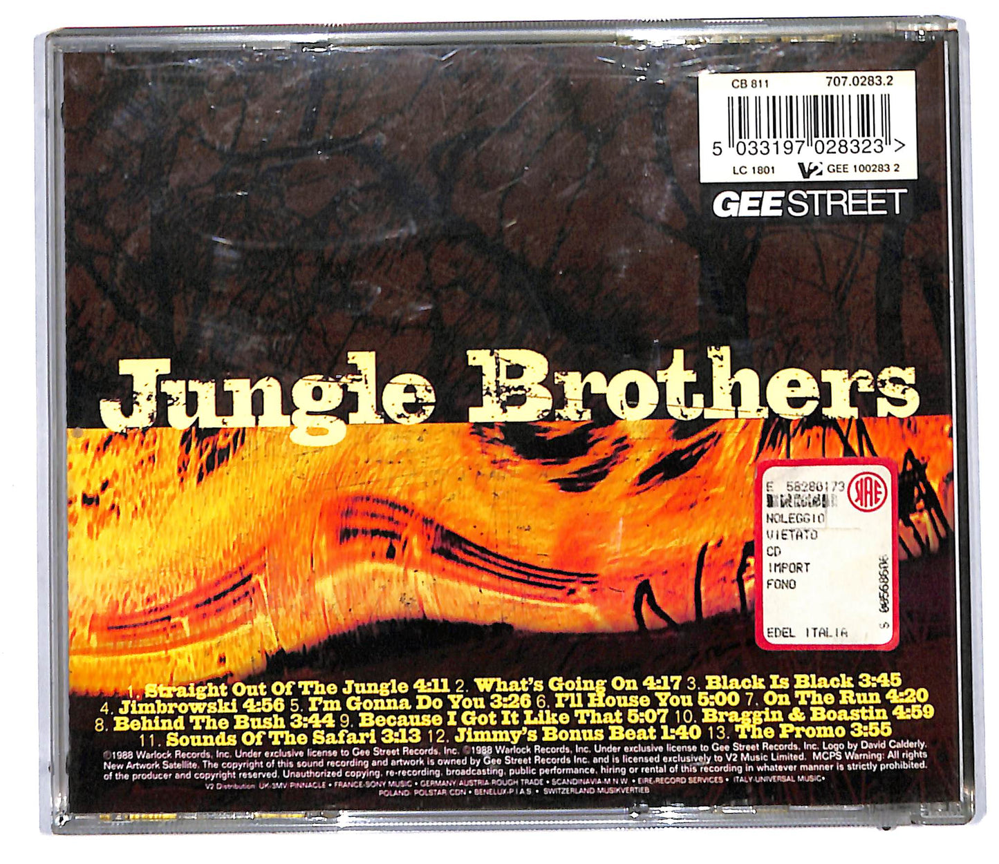 EBOND Jungle Brothers - Straight Out The Jungle CD CD106260