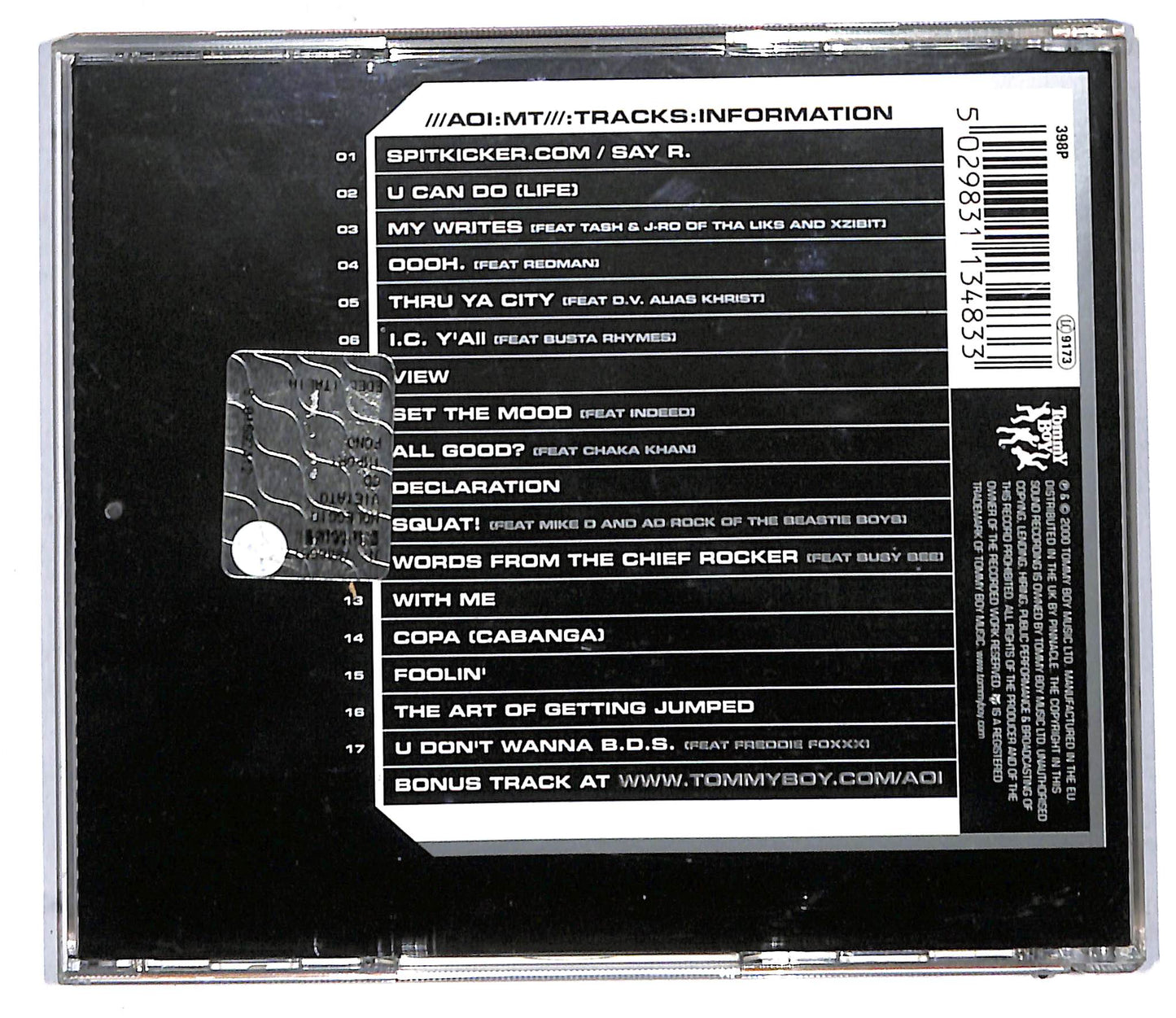 EBOND De La Soul - Art Official Intelligence: Mosaic Thump SJB CD CD106307