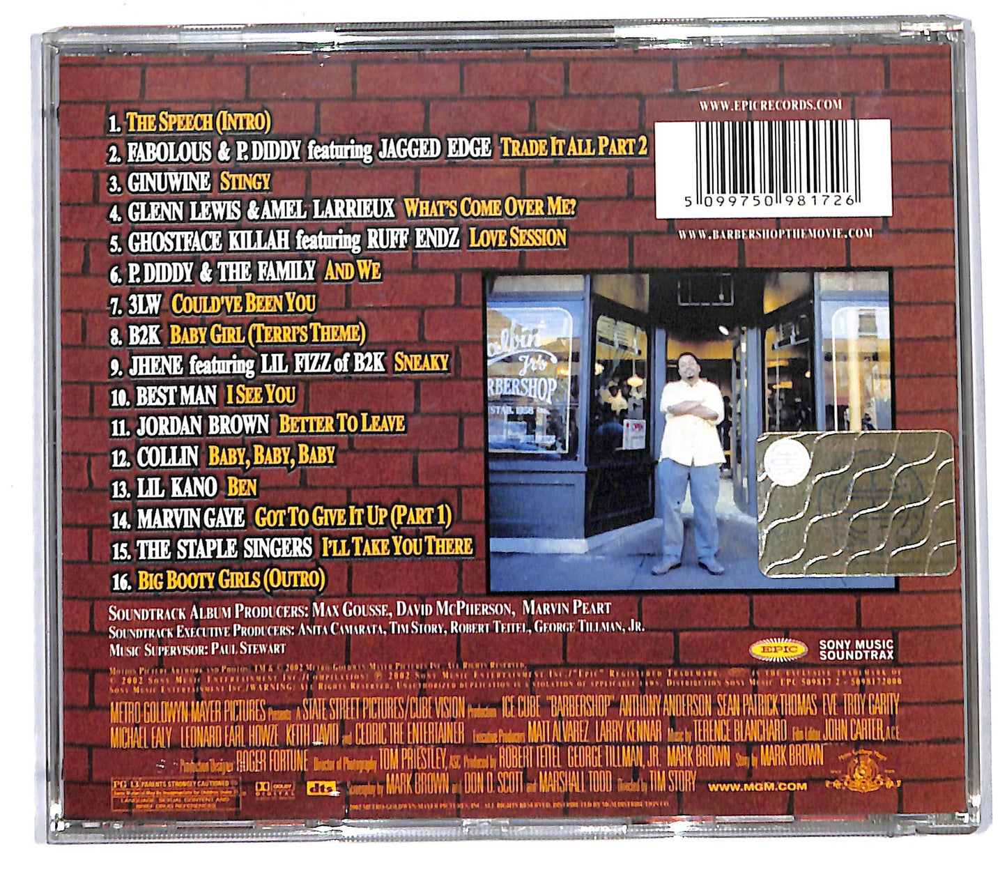 EBOND Various - Barbershop (Music From The Motion Picture) SJB CD CD106314