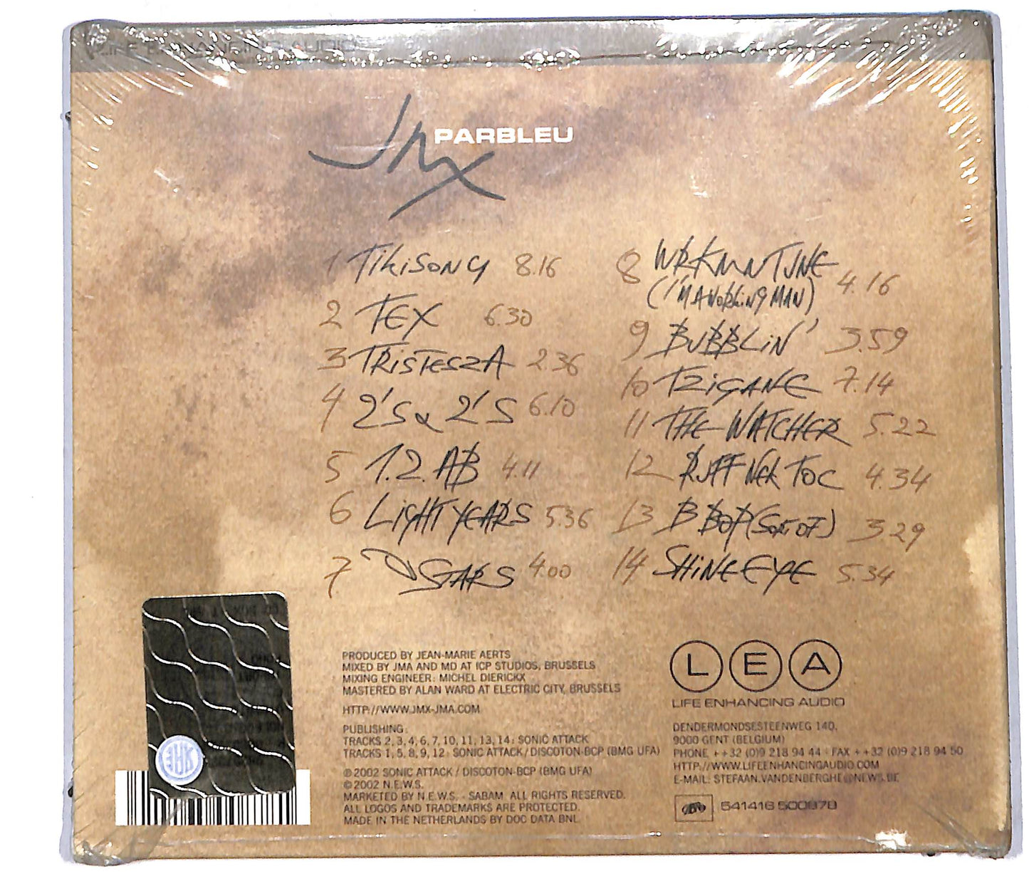 EBOND JMX - Parbleu DIGIPACK CD CD106318
