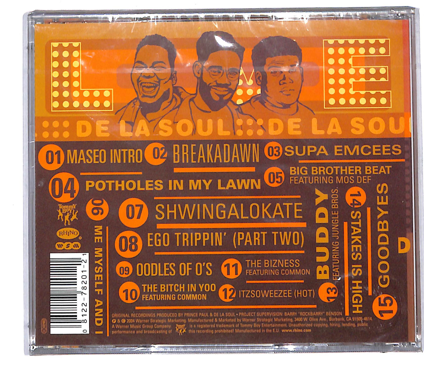 EBOND De La Soul - De La Soul: Live At Tramps, NYC, 1996 CD CD106323
