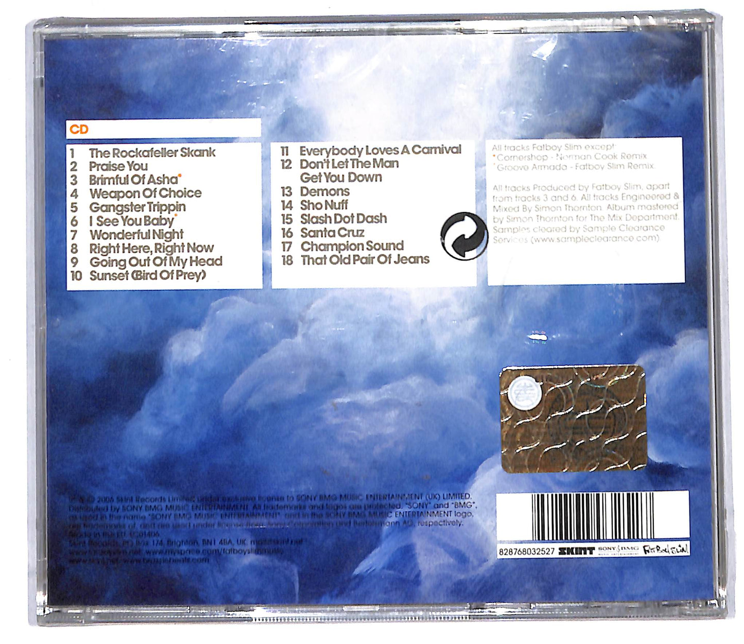 EBOND Fatboy Slim - The Greatest Hits - Why Try Harder CD CD106330