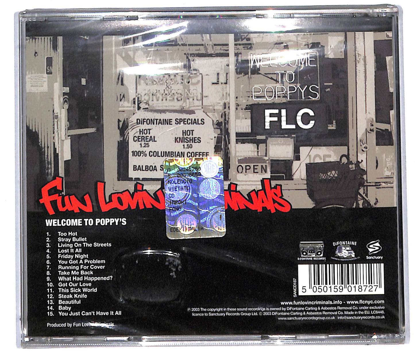 EBOND Fun Lovin' Criminals - Welcome To Poppy's CD CD106347