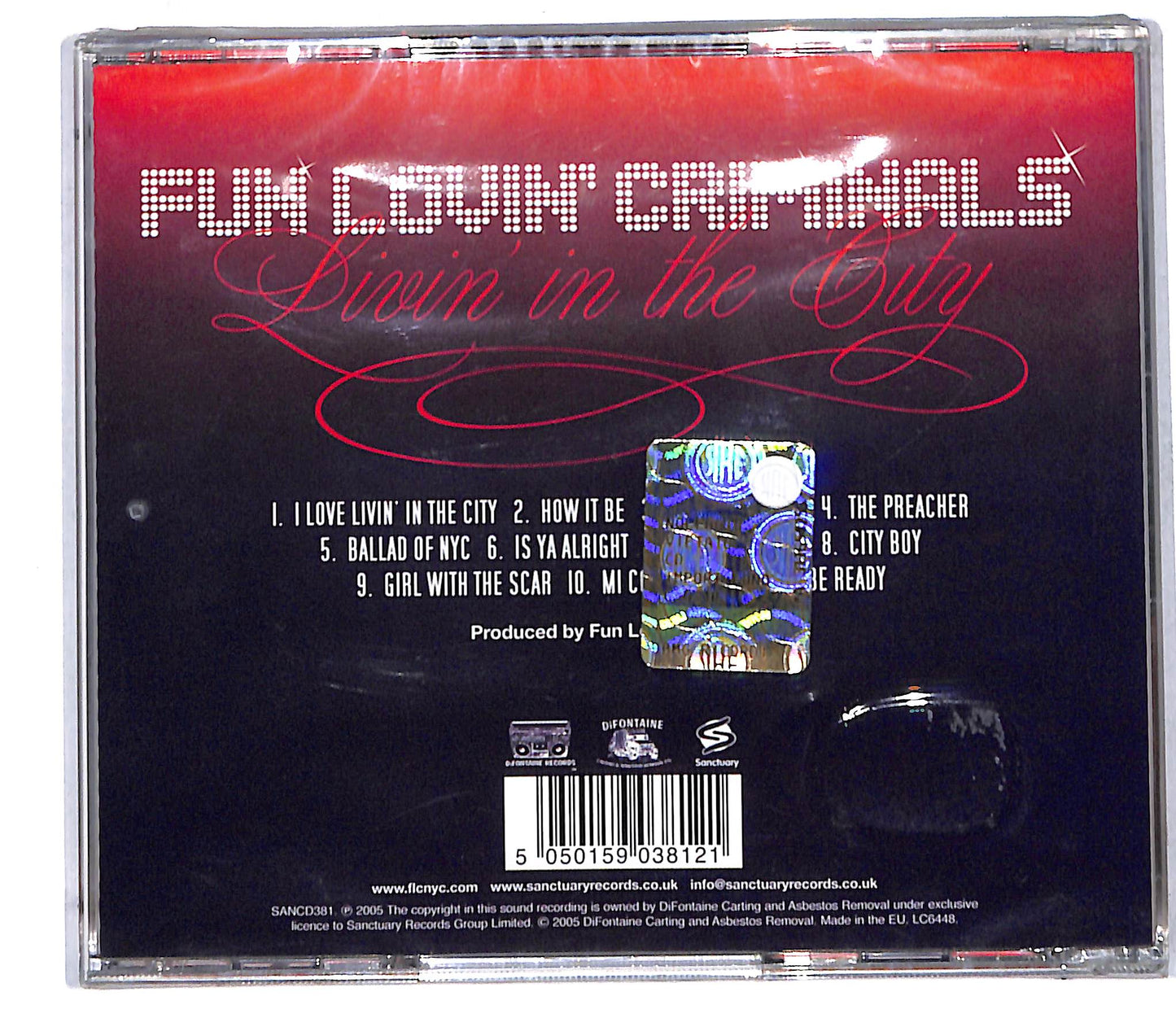 EBOND Fun Lovin' Criminals - Livin' In The City CD CD106348