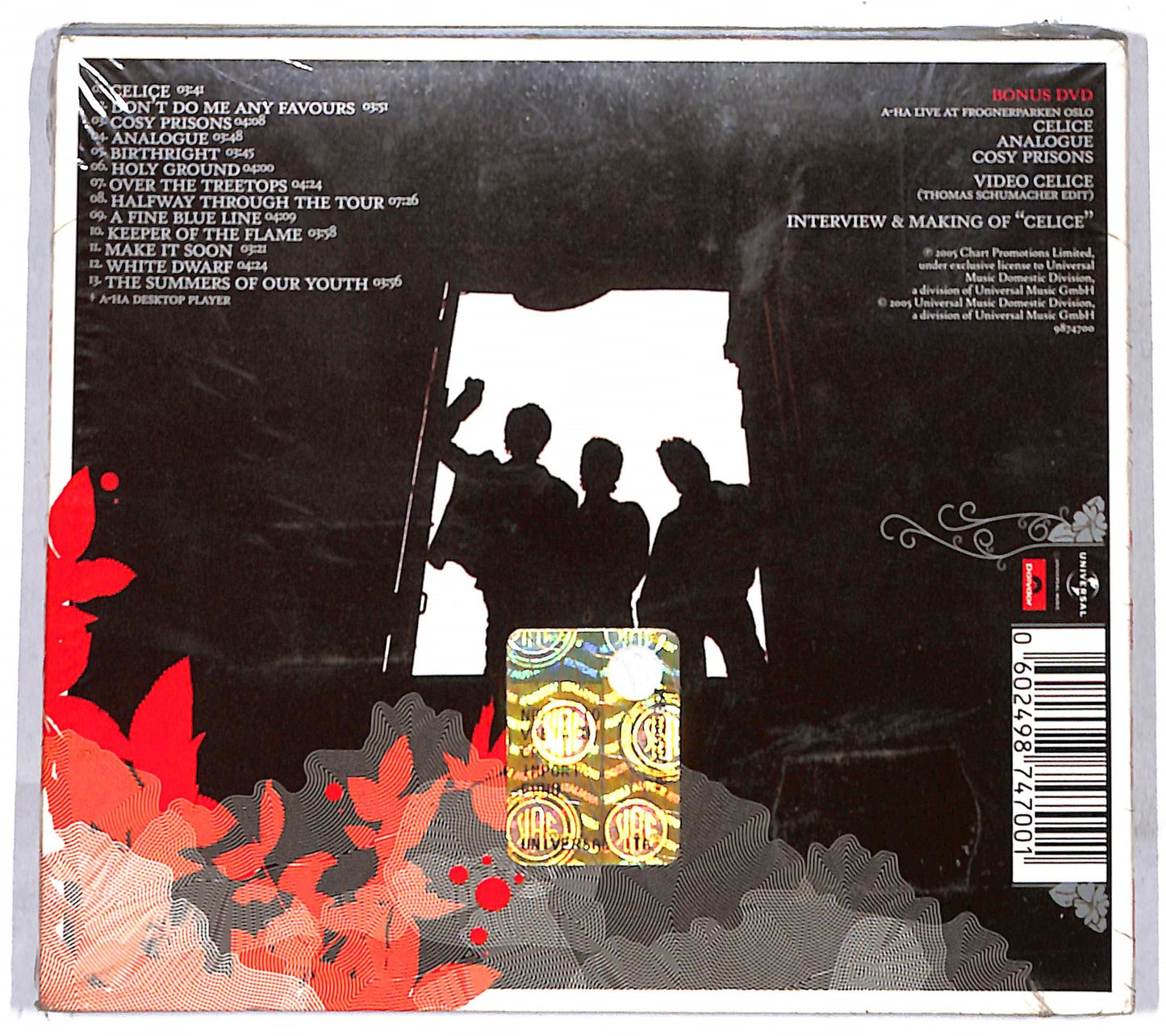 EBOND a-ha - Analogue CD CD106413