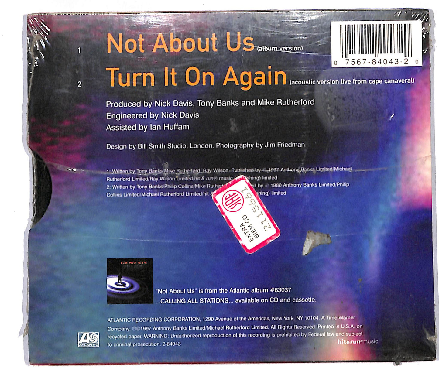 EBOND Genesis - Not About Us DIGIPACK CD CD106437