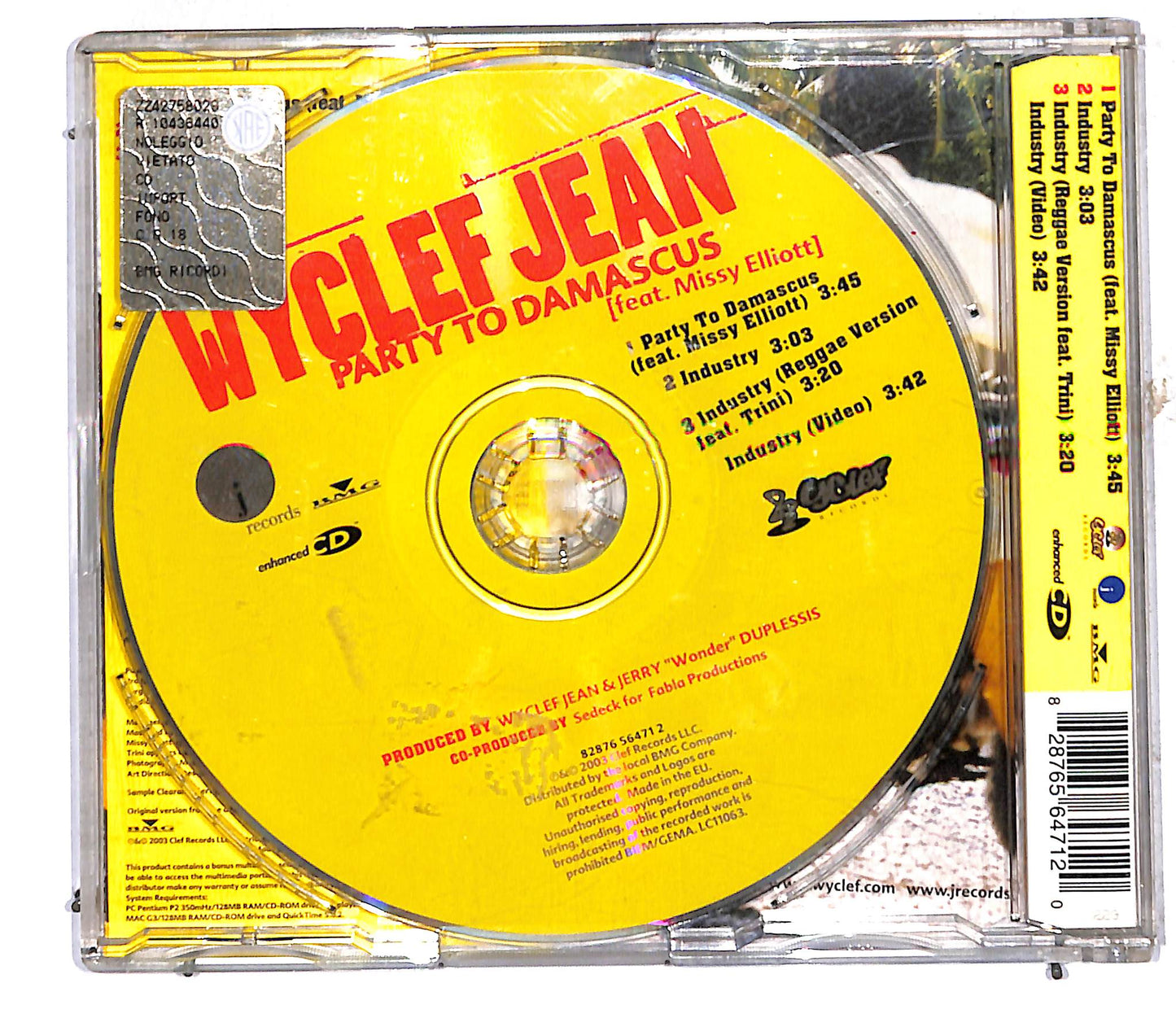 EBOND Wyclef Jean Feat. Missy Elliott - Party To Damascus CD CD106601