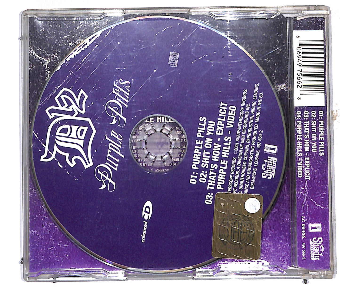 EBOND D12 - Purple Pills CD CD106625