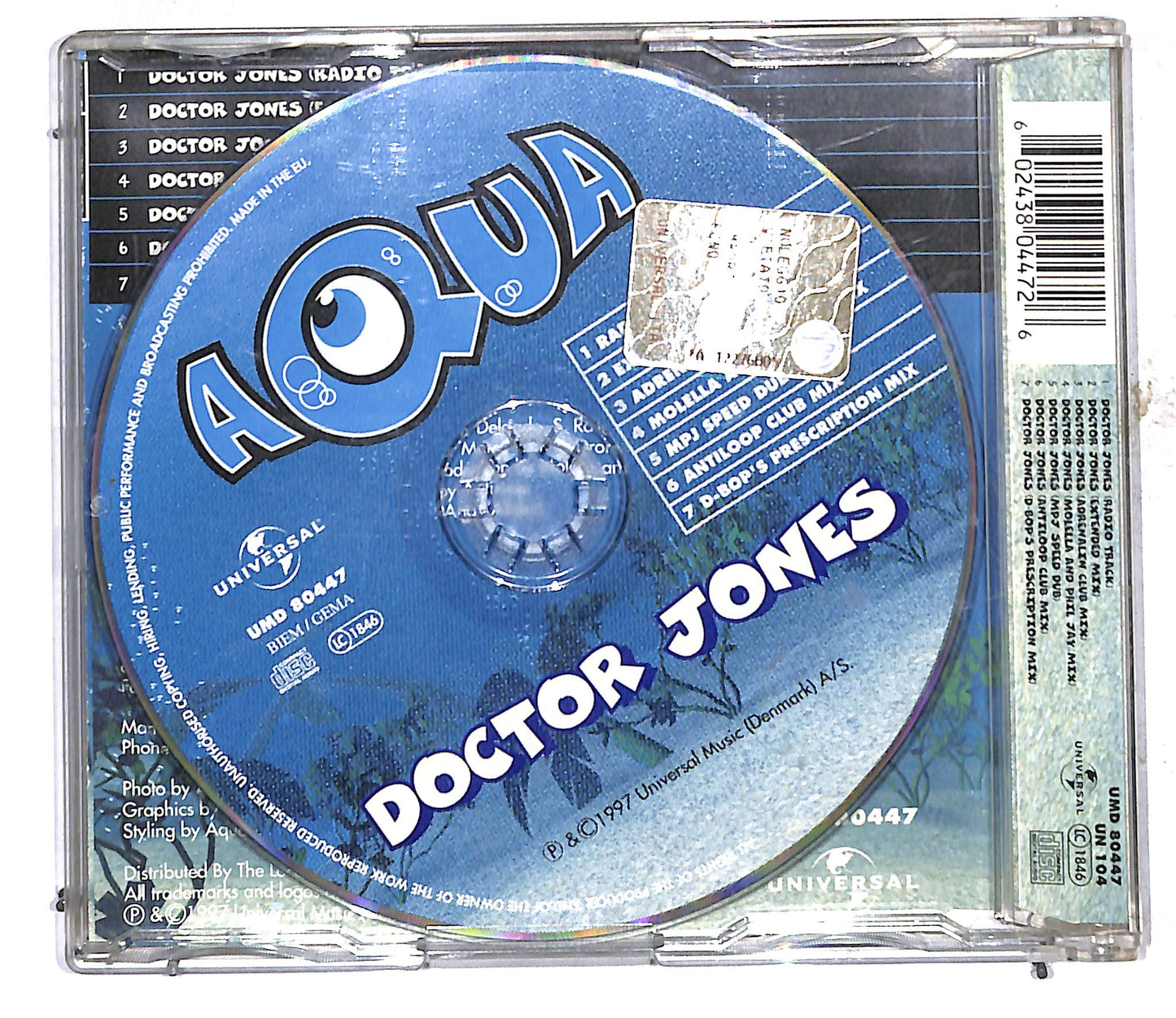 EBOND Aqua - Doctor Jones CD CD106642