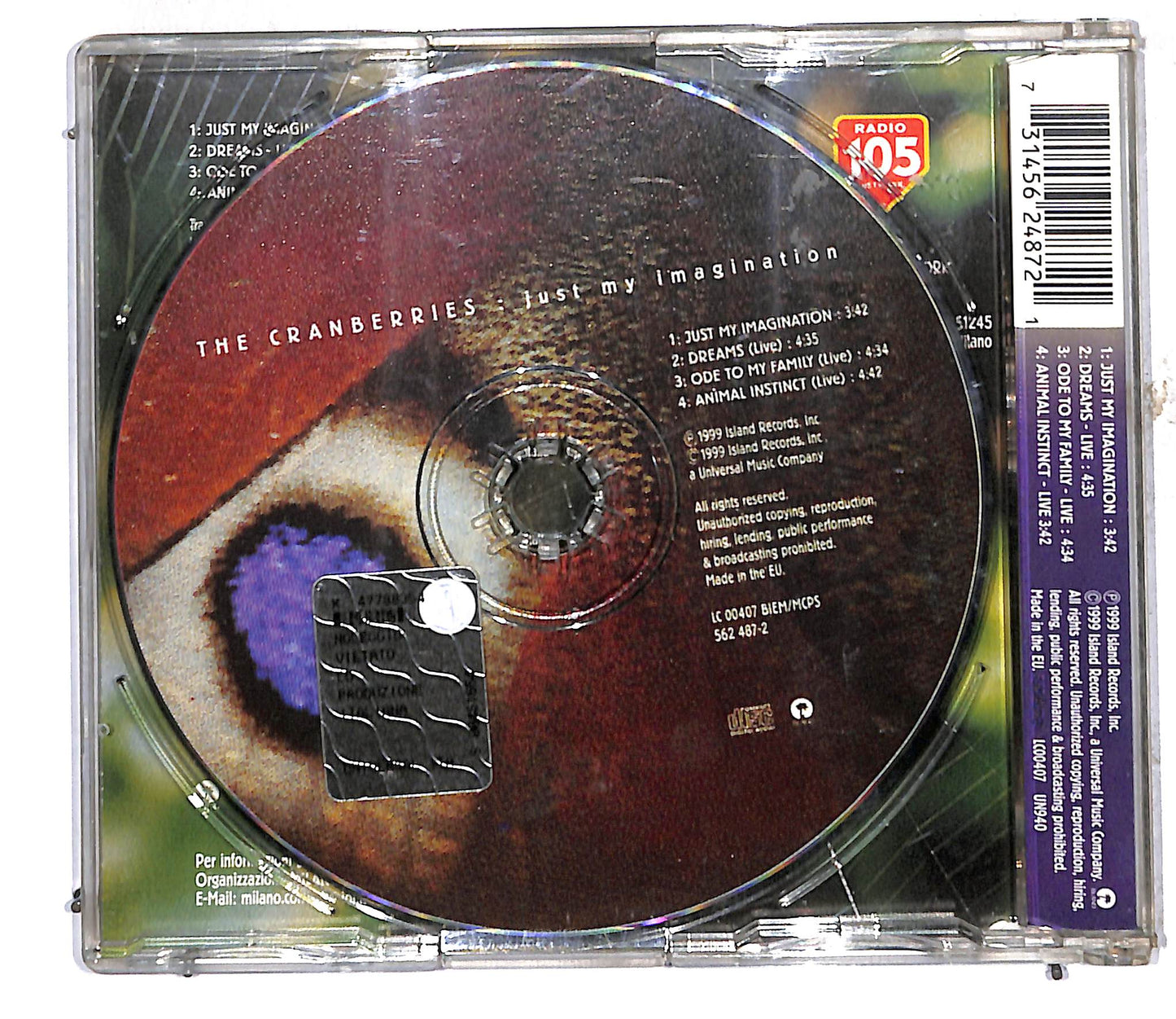 EBOND The Cranberries - Just My Imagination CD CD106643
