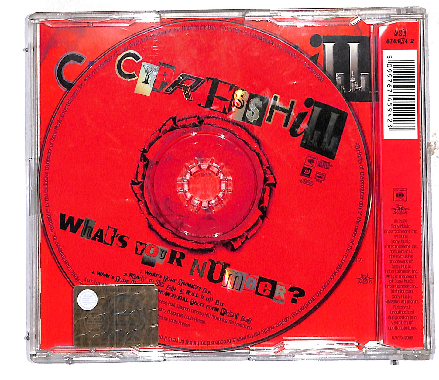 EBOND Cypress Hill - What's Your Number? CD CD106679
