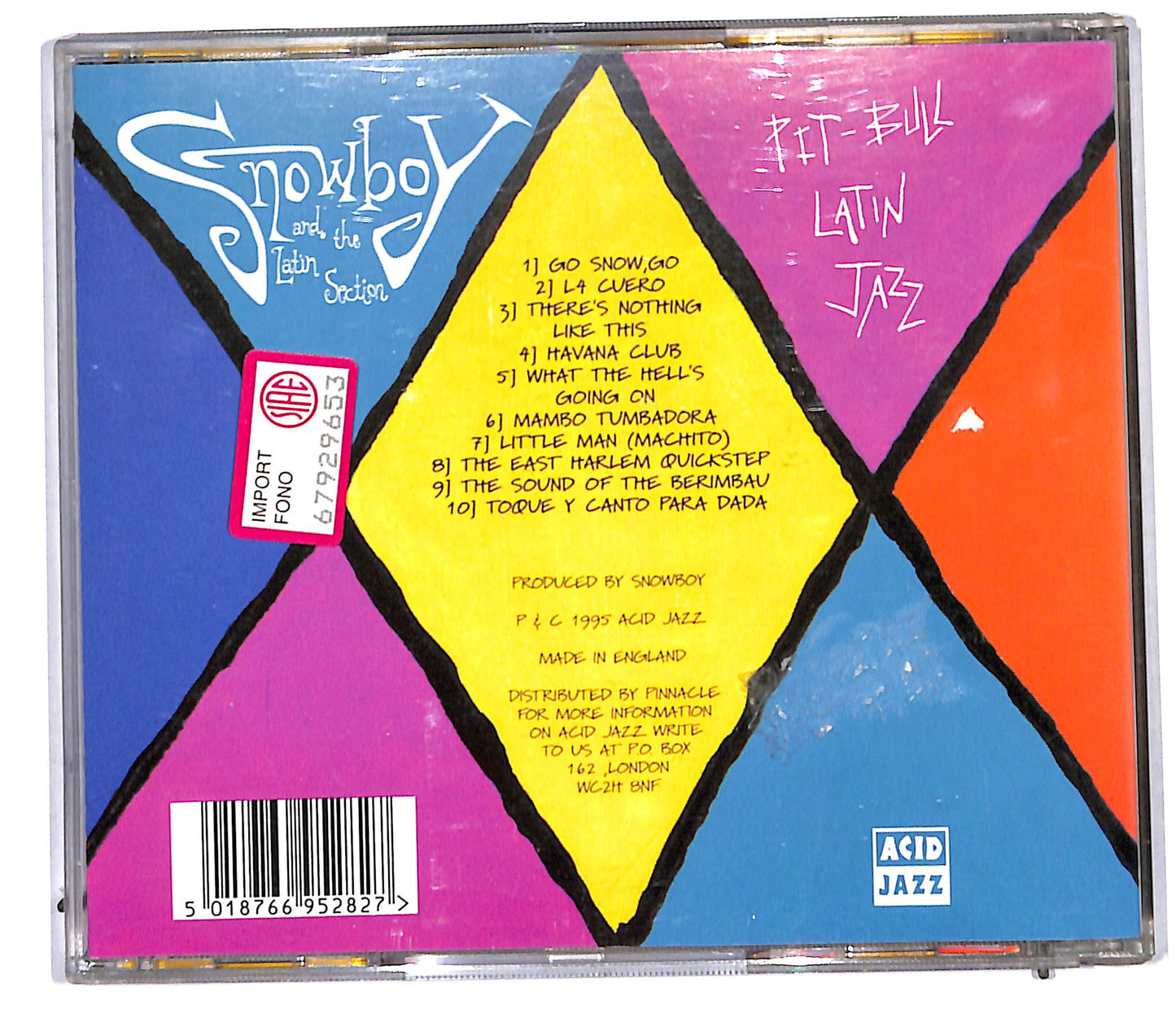 EBOND Snowboy e The Latin Section - Pit-Bull Latin Jazz CD CD106701