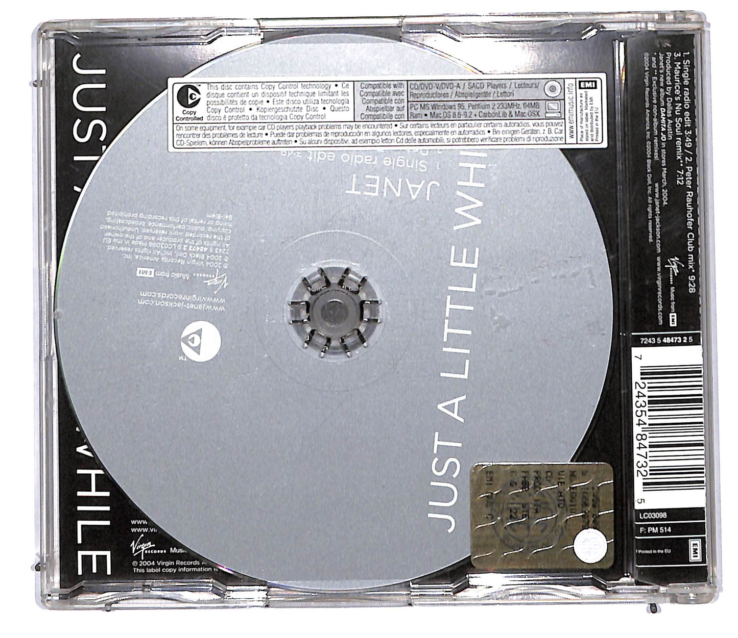 EBOND Janet Jackson - Just A Little While CD CD106716