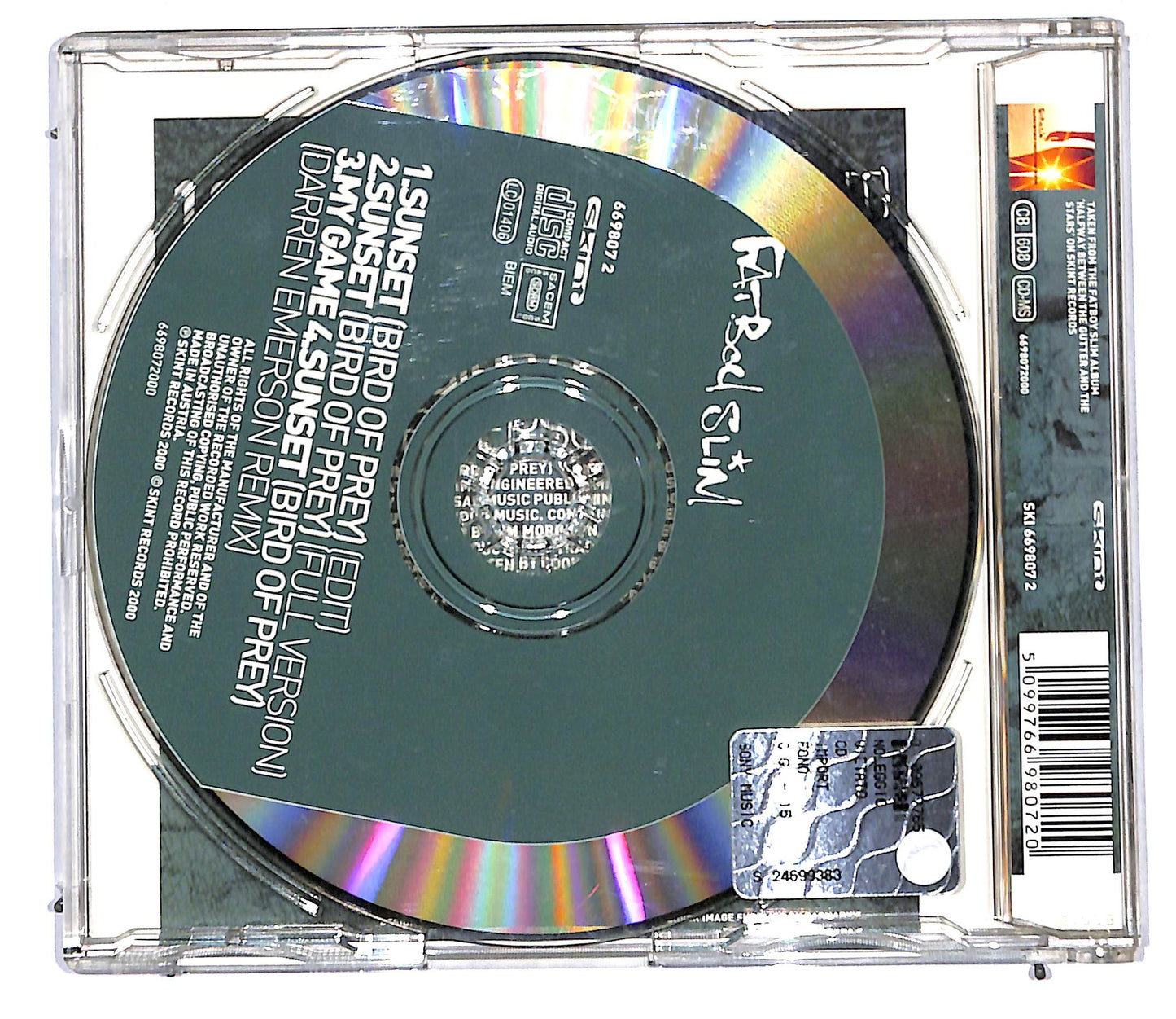 EBOND Fatboy Slim - Sunset (Bird Of Prey) CD CD106730