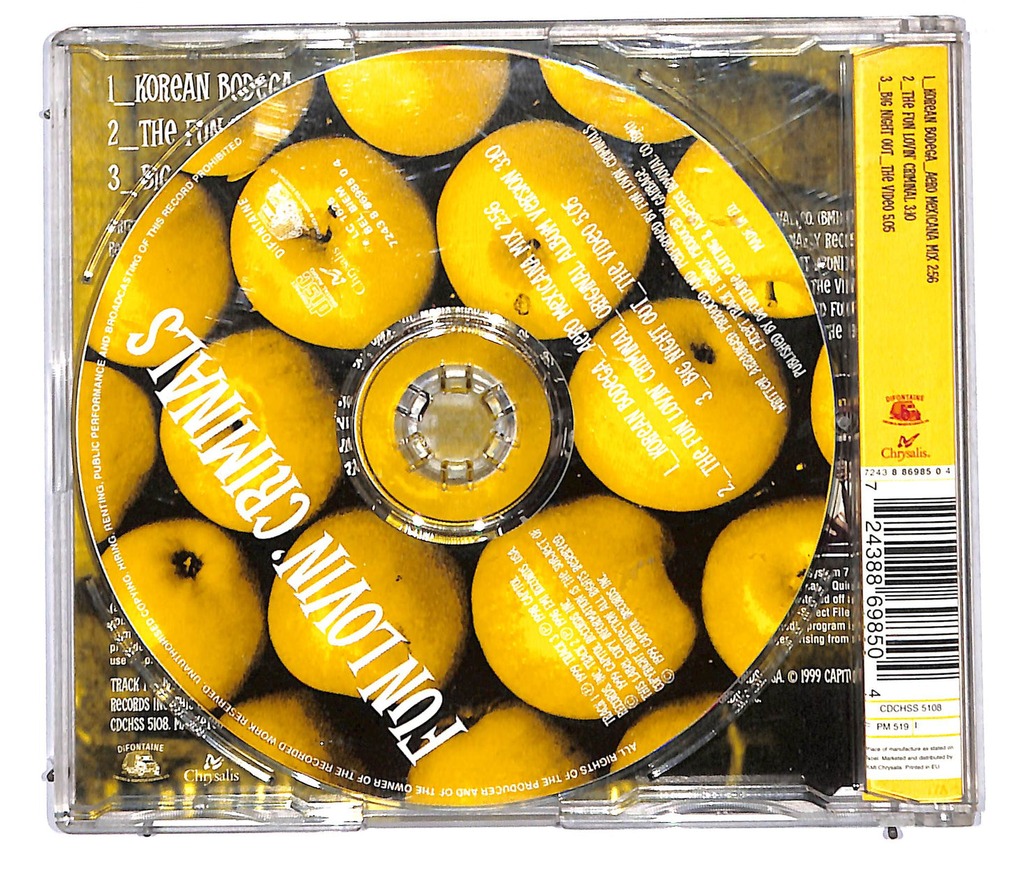 EBOND Fun Lovin' Criminals - Korean Bodega CD CD106735
