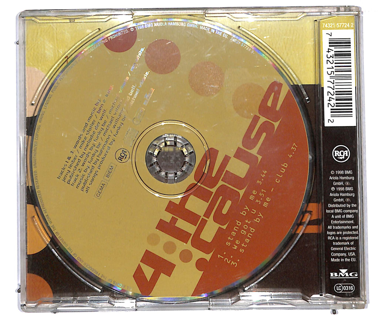 EBOND 4 The Cause - Stand By Me CD CD106736