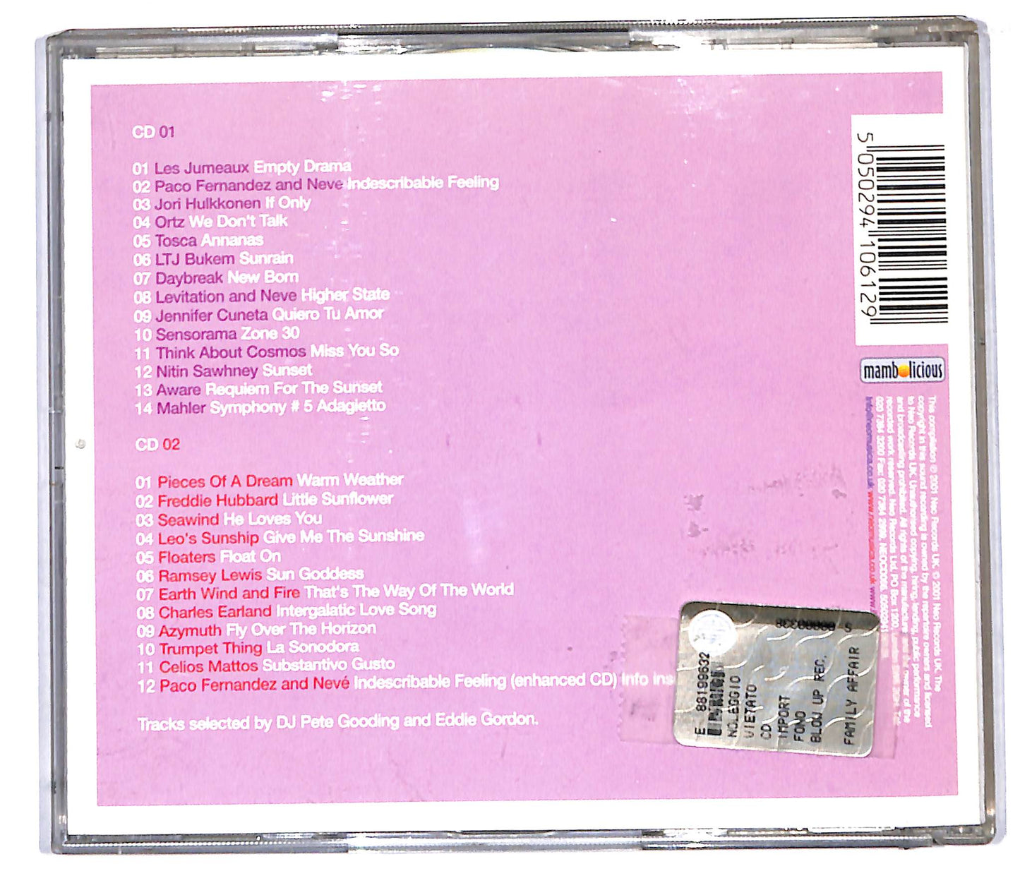 EBOND Various - Siesta II Sunset at Mambo Cafe CD CD106744