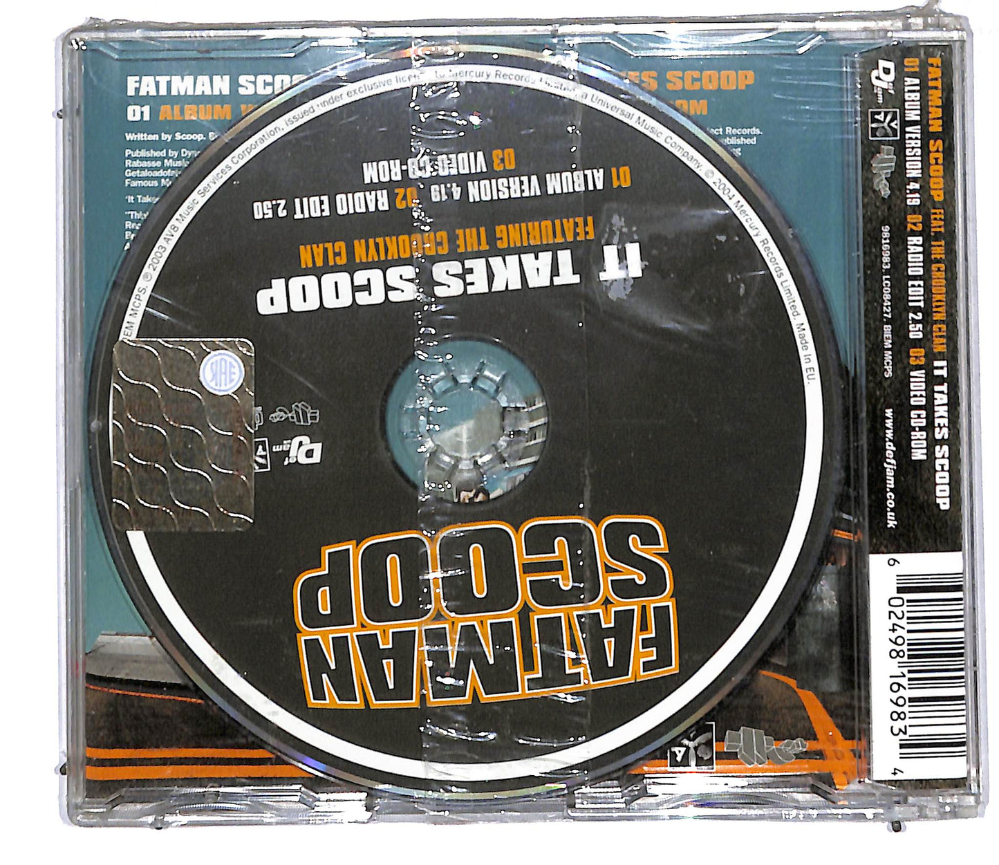 EBOND Fatman Scoop Feat. The Crooklyn Clan - It Takes Scoop CD CD106746