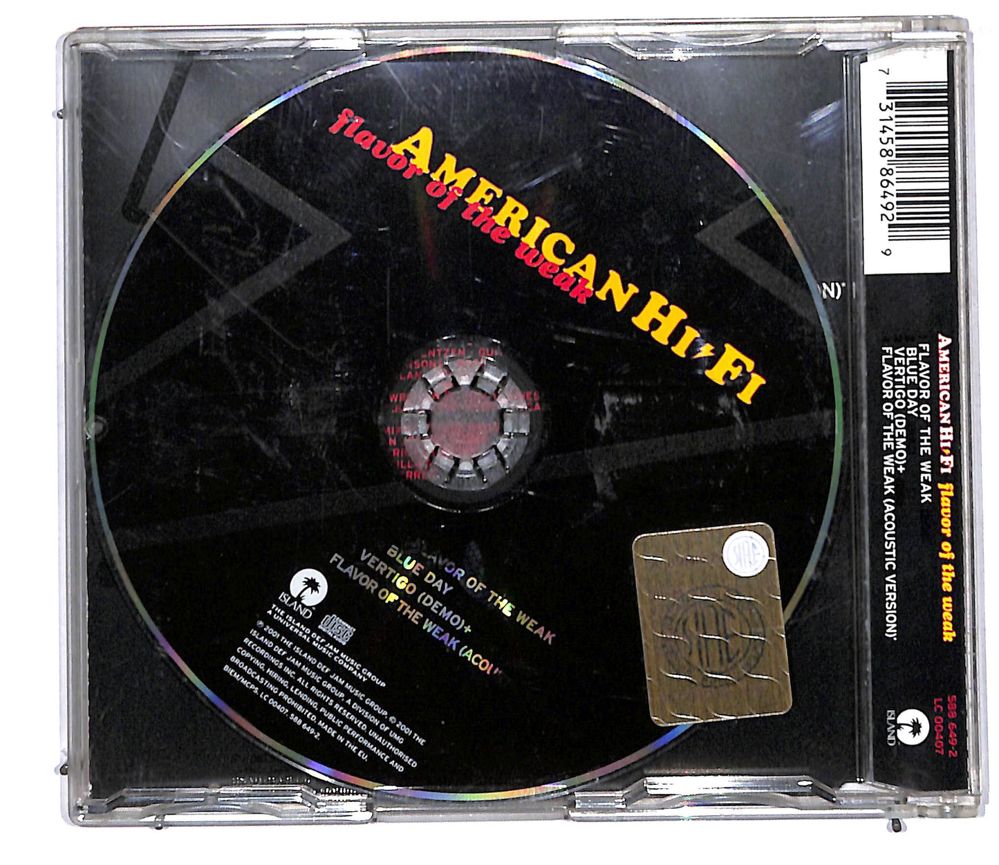 EBOND American Hi-Fi - Flavor Of The Weak CD CD106802