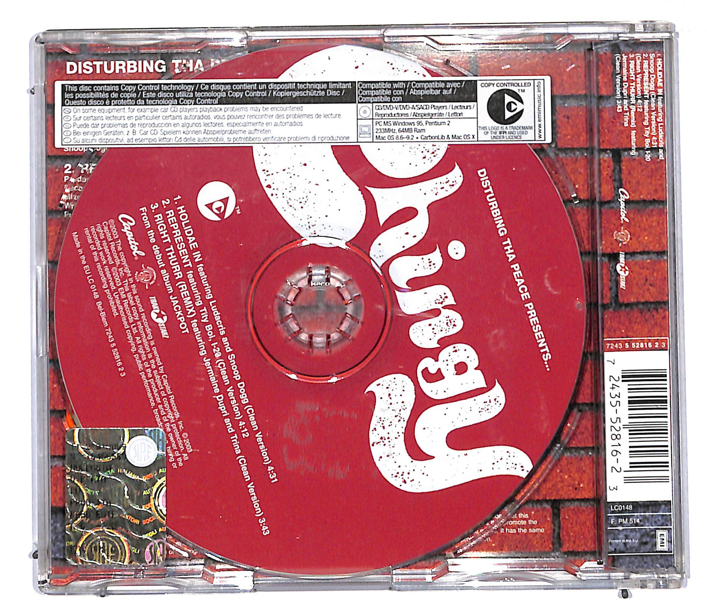 EBOND Chingy Featuring Ludacris & Snoop Dogg - Holidae In CD CD106808