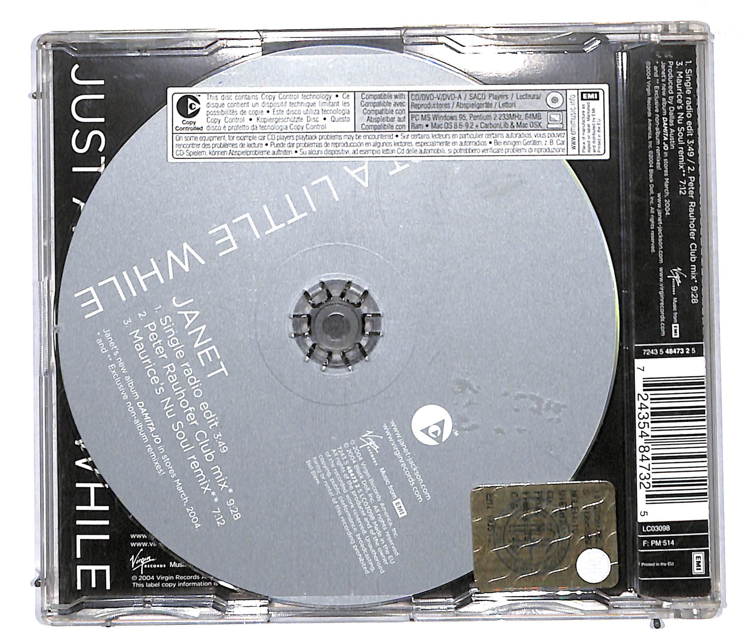 EBOND Janet Jackson - Just A Little While CD CD106812