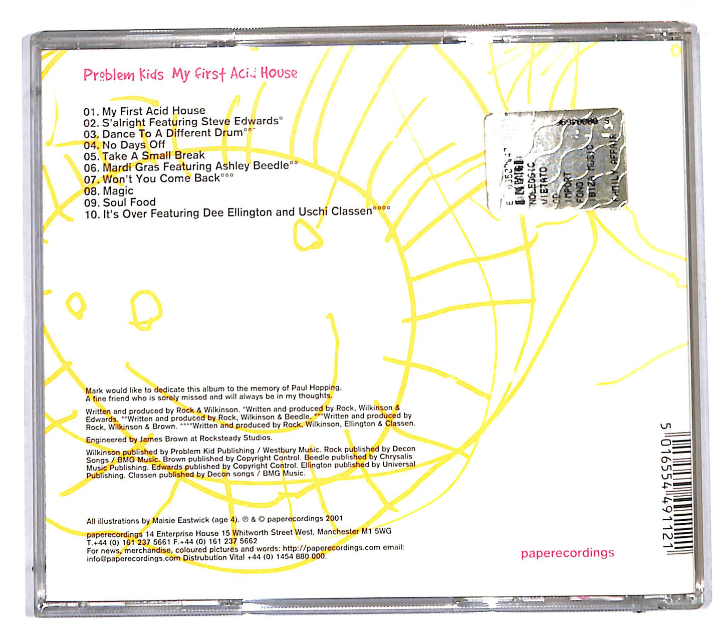 EBOND Problem Kids - My First Acid House CD CD106825