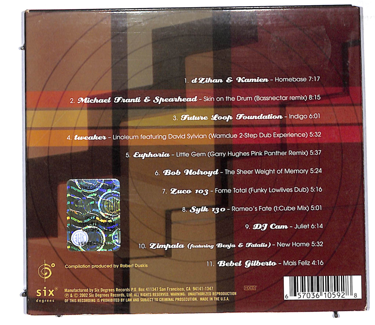 EBOND Various - Recline: A Six Degrees Collection Of Chilled Grooves CD CD106837