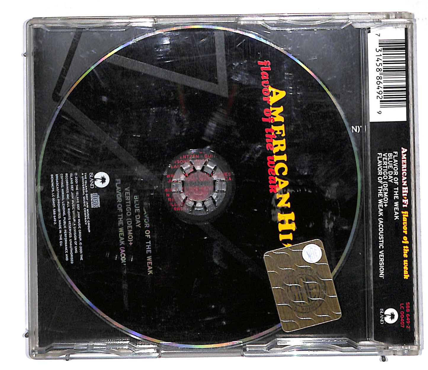 EBOND American Hi-Fi - Flavor Of The Weak CD CD106912