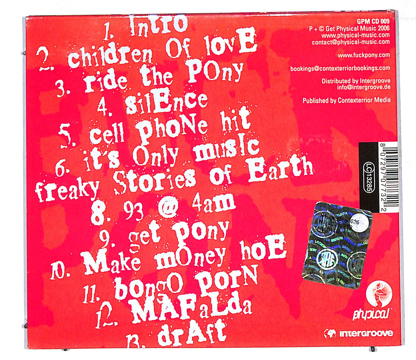 EBOND Fuckpony - Children Of Love CD CD106926