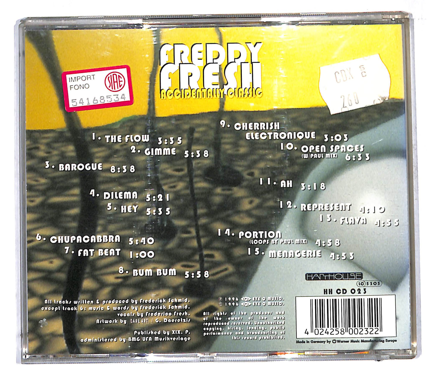 EBOND Freddy Fresh - Accidentally Classic CD CD106927