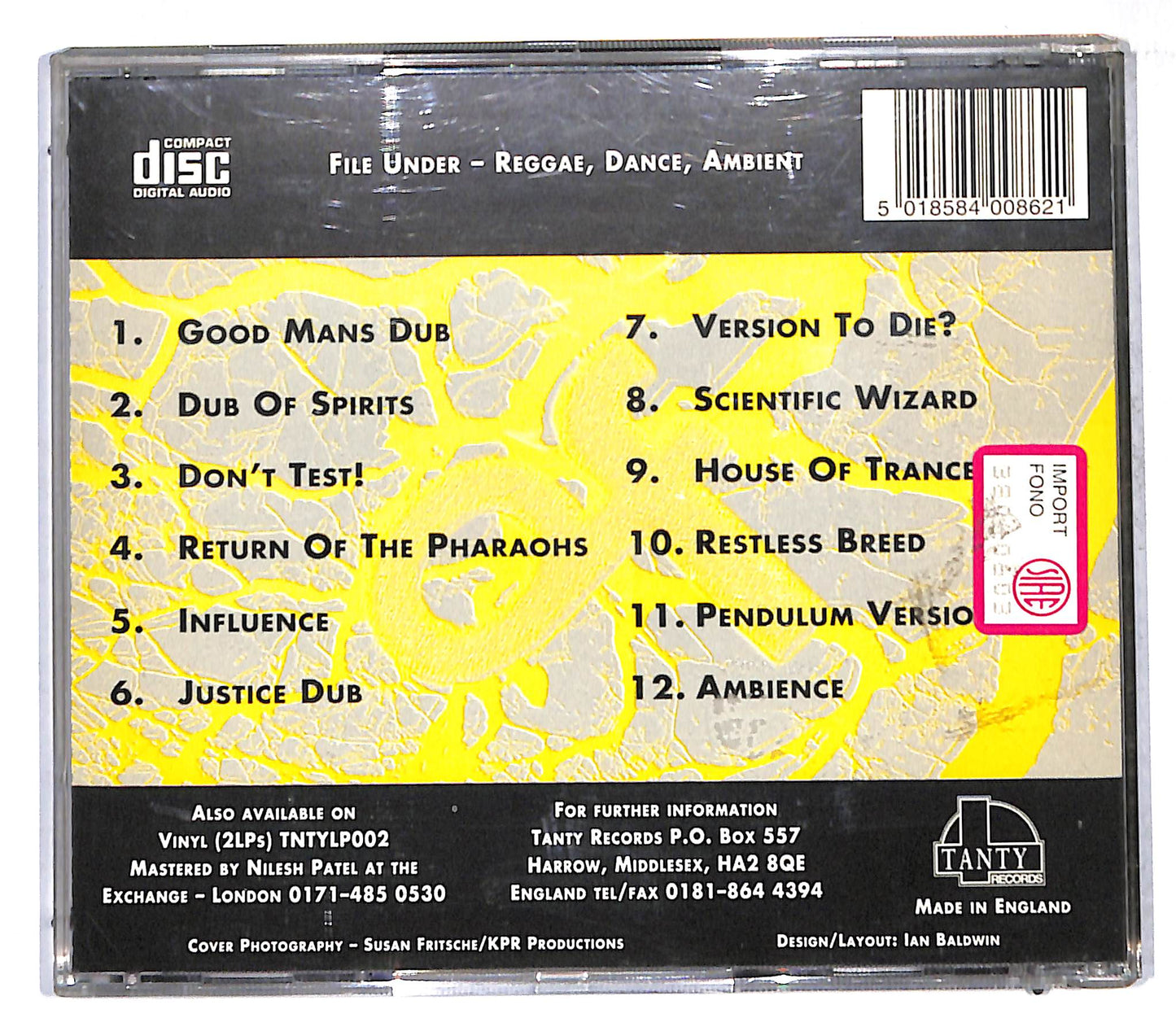 EBOND The Dub Funk Association - The Pendulum Version CD CD106932
