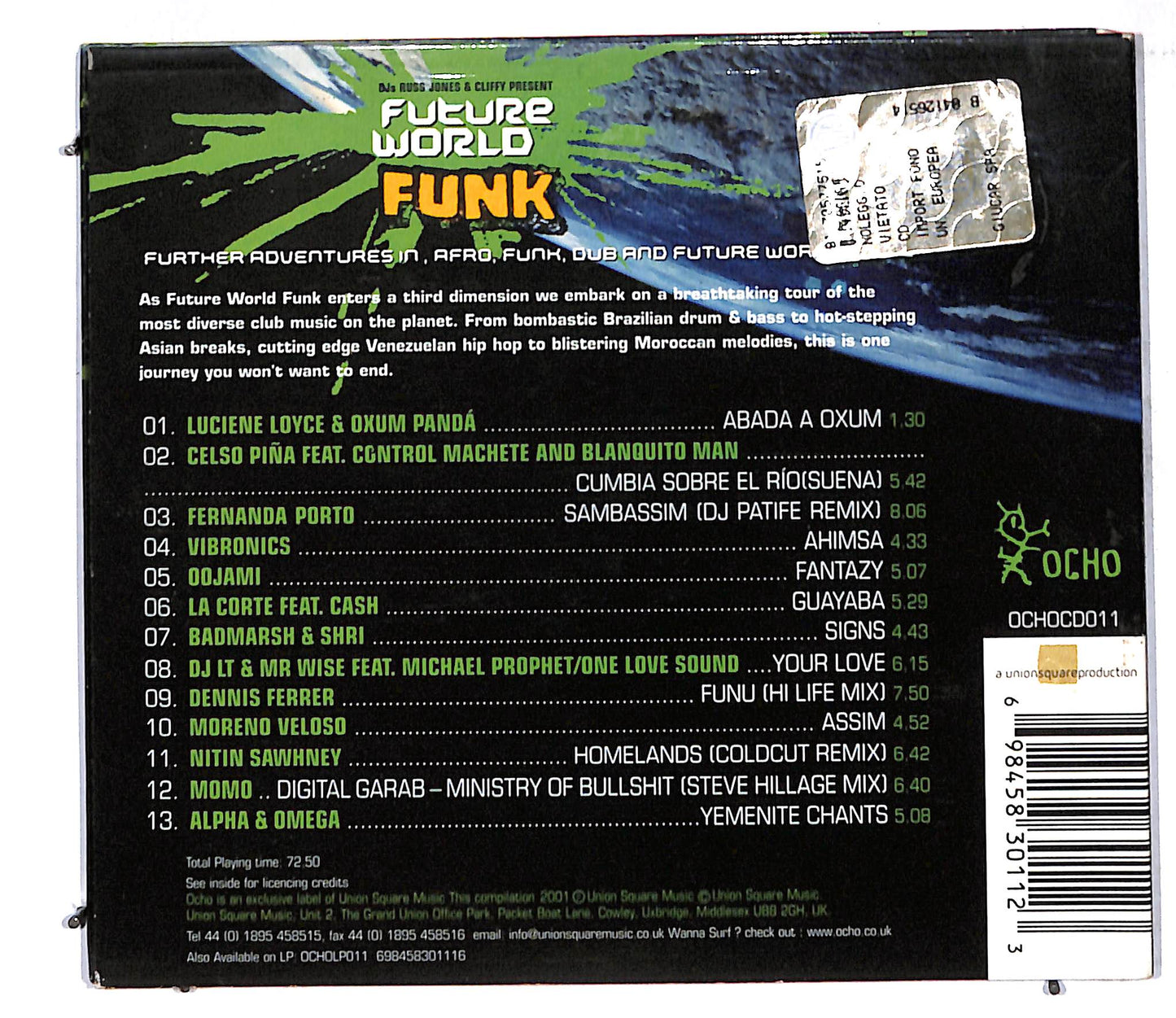 EBOND Various - Future World Funk - The Third Dimension CD CD106933
