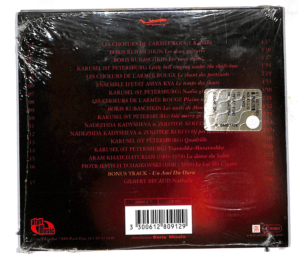 EBOND Daru - les chansons russes les plus populaires DIGIPACK CD CD106954