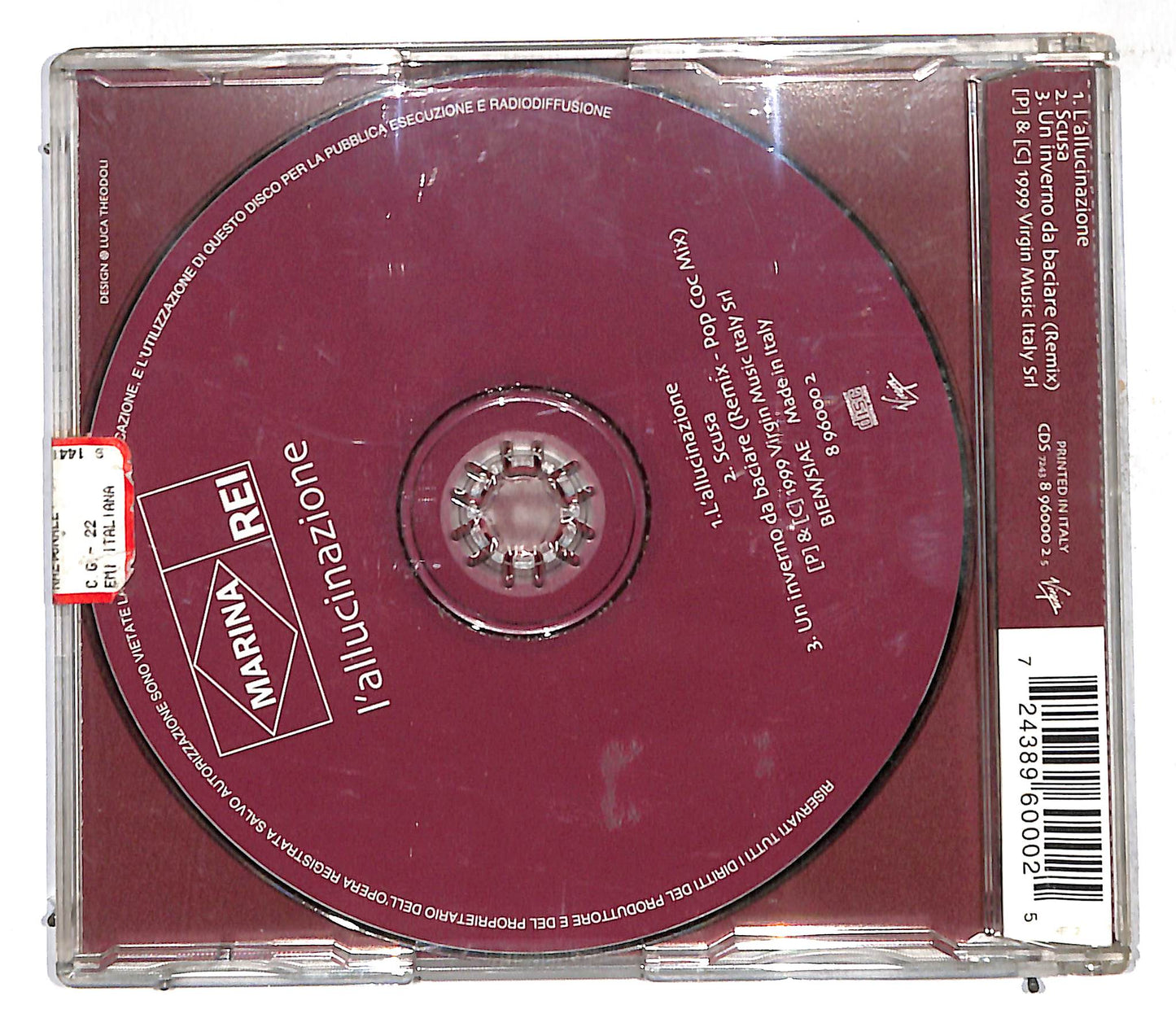 EBOND Marina Rei - L'Allucinazione CD CD107019