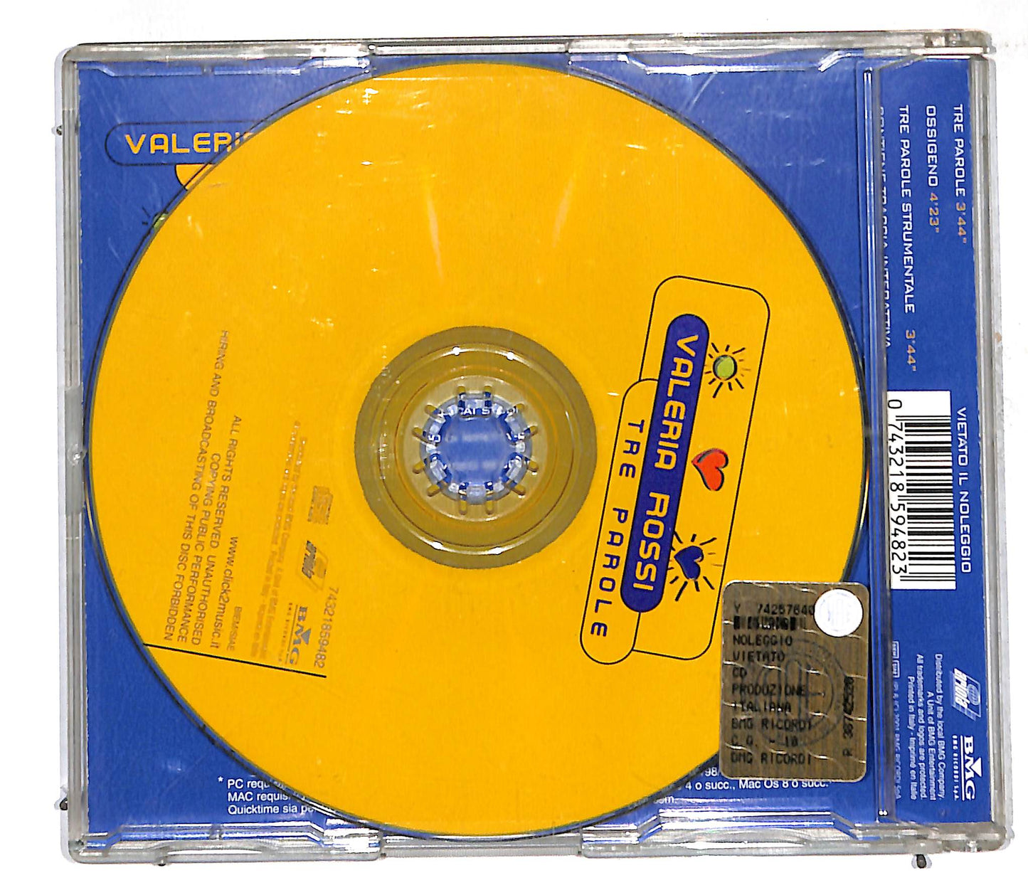 EBOND Valeria Rossi - Tre Parole CD CD107029