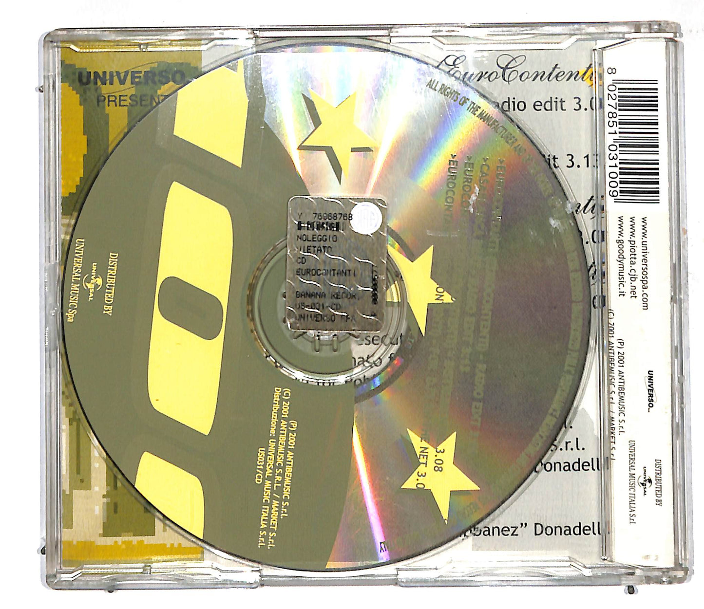 EBOND Piotta - EuroContanti (EuroContenti) CD CD107040