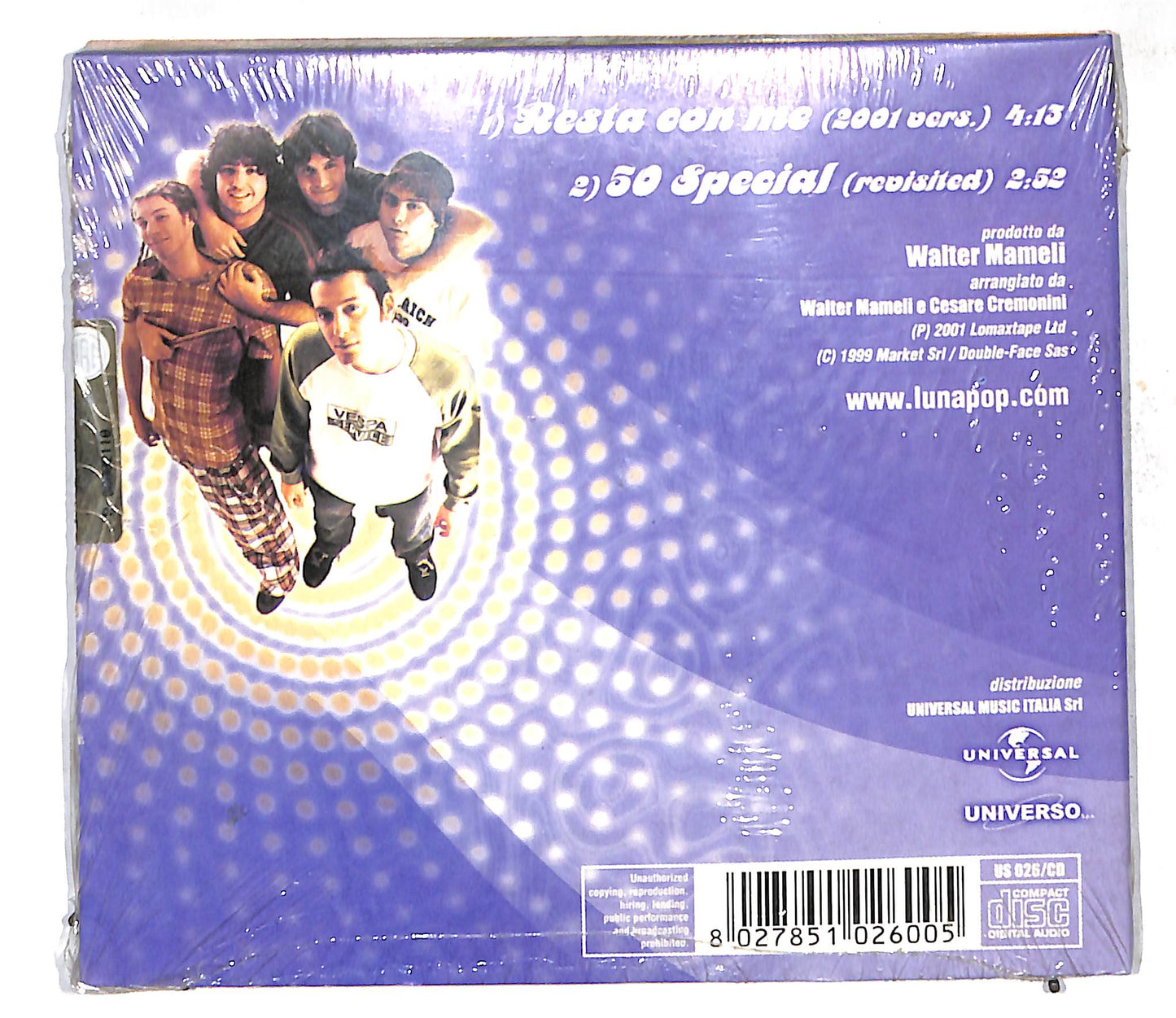 EBOND Lunapop - Resta Con Me Digipak CD CD107108