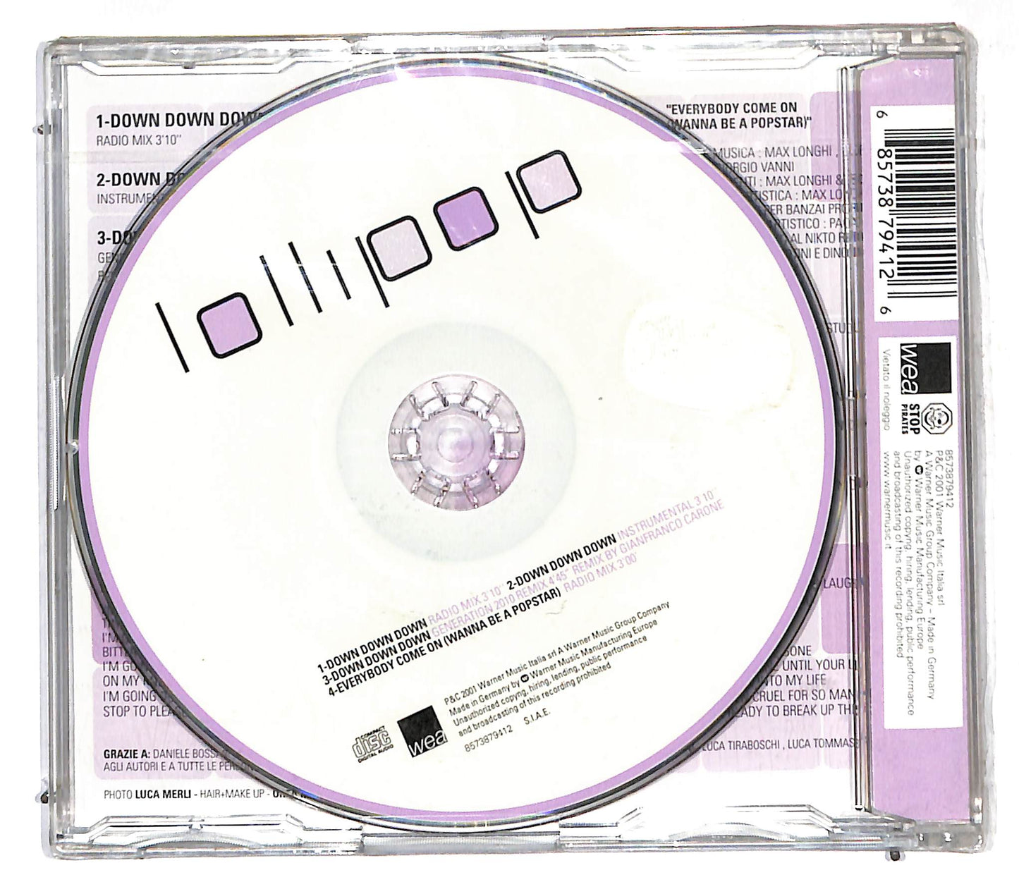 EBOND Lollipop - Down Down Down / Everybody Come On CD CD107109
