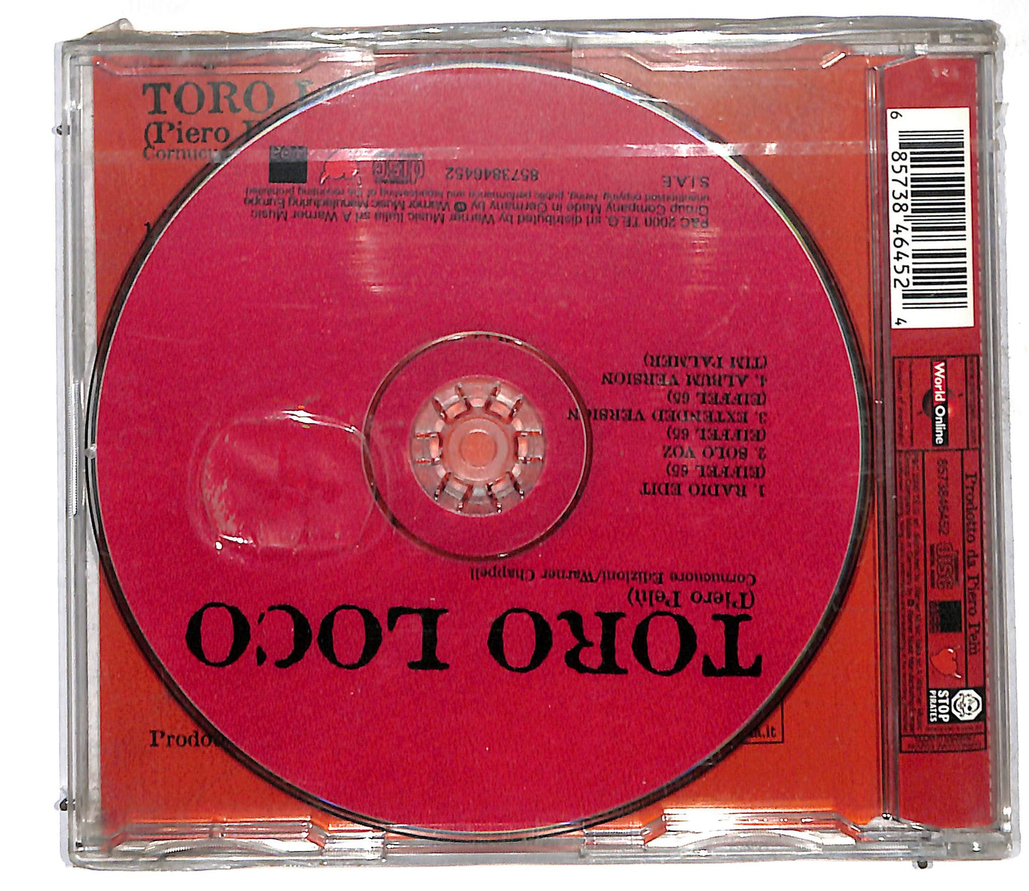 EBOND Piero Pelu - Toro Loco (Remixed By Eiffel 65) CD CD107112