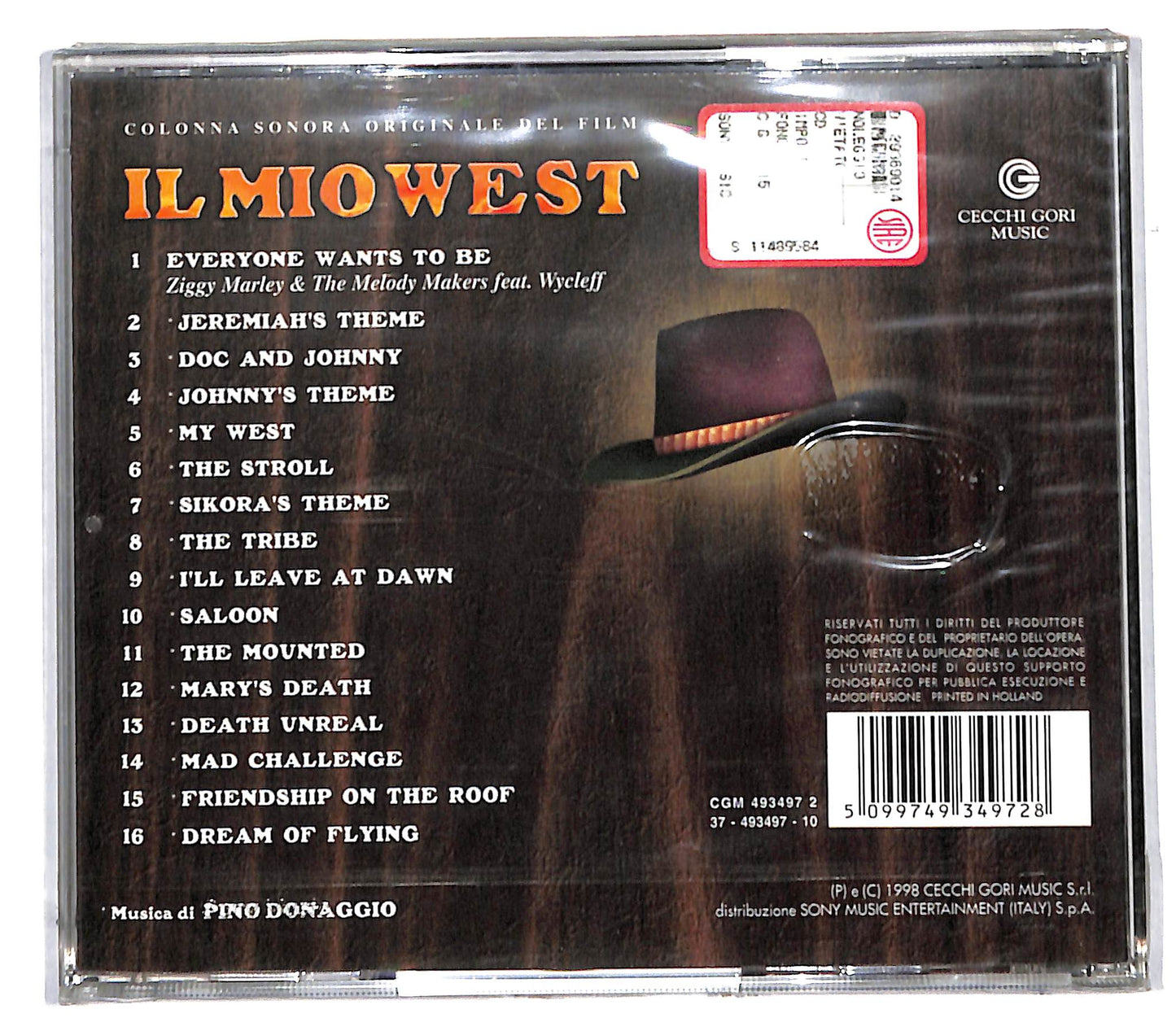 EBOND Pino Donaggio - Il Mio West CD CD107122