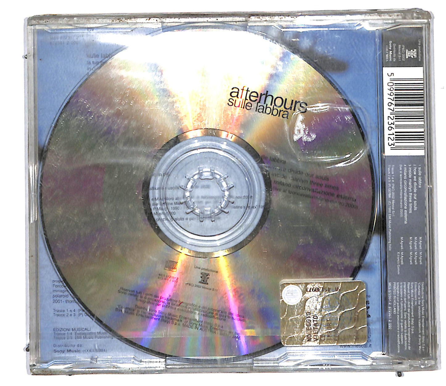 EBOND Afterhours - Sulle Labbra CD CD107137