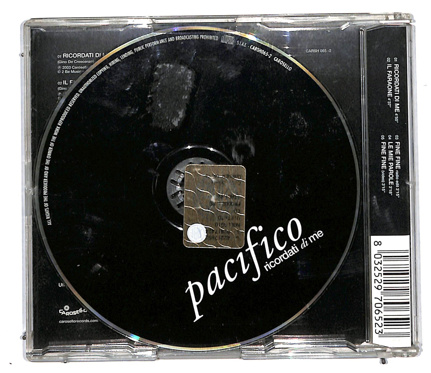 EBOND Pacifico - Ricordati Di Me CD CD107139