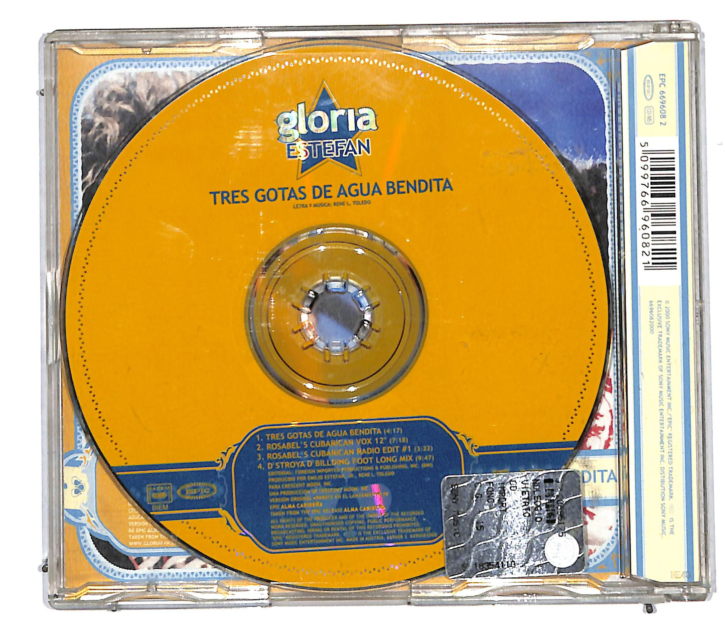 EBOND Gloria Estefan , Celia Cruz - Tres Gotas De Agua Bendita CD CD107144